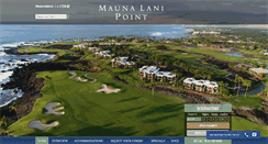 Desktop Screenshot of maunalanipoint.com